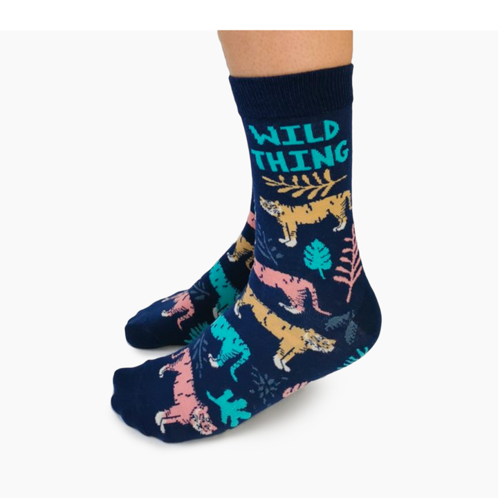 Chaussettes en coton « Wild Things » par Uptown Sox - VENTE 