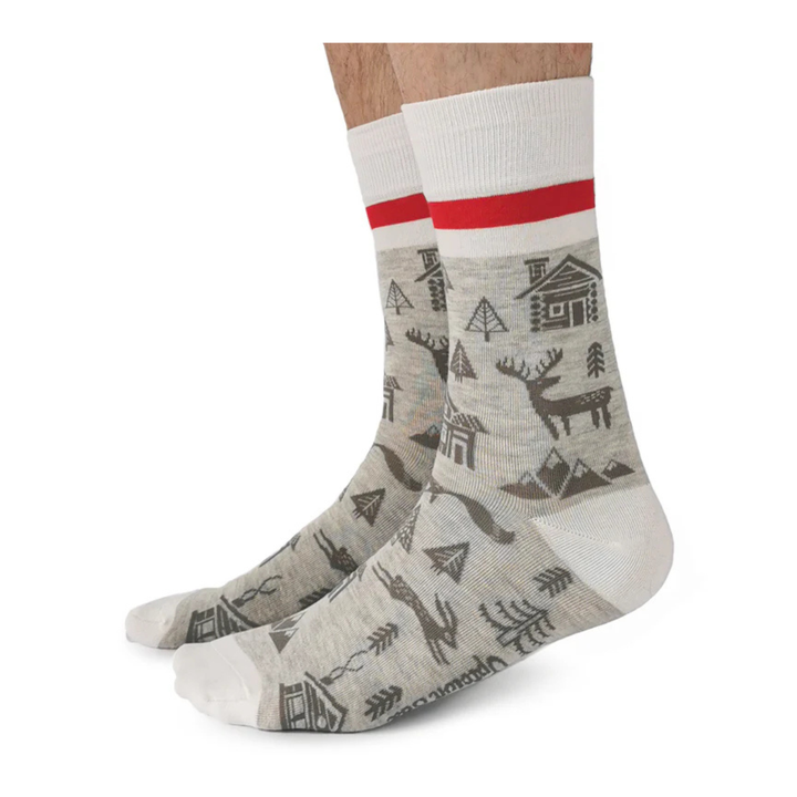 Chaussettes en coton « Winter Wonderland » par Uptown Sox 