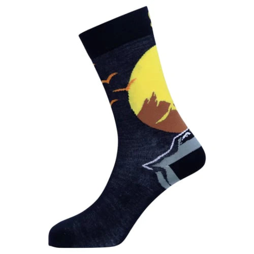 "Wolfie" Bamboo Crew Socks By Sexy Socks