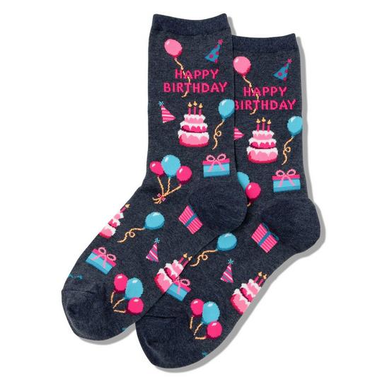 Chaussettes en coton « Joyeux anniversaire » par Hot Sox 