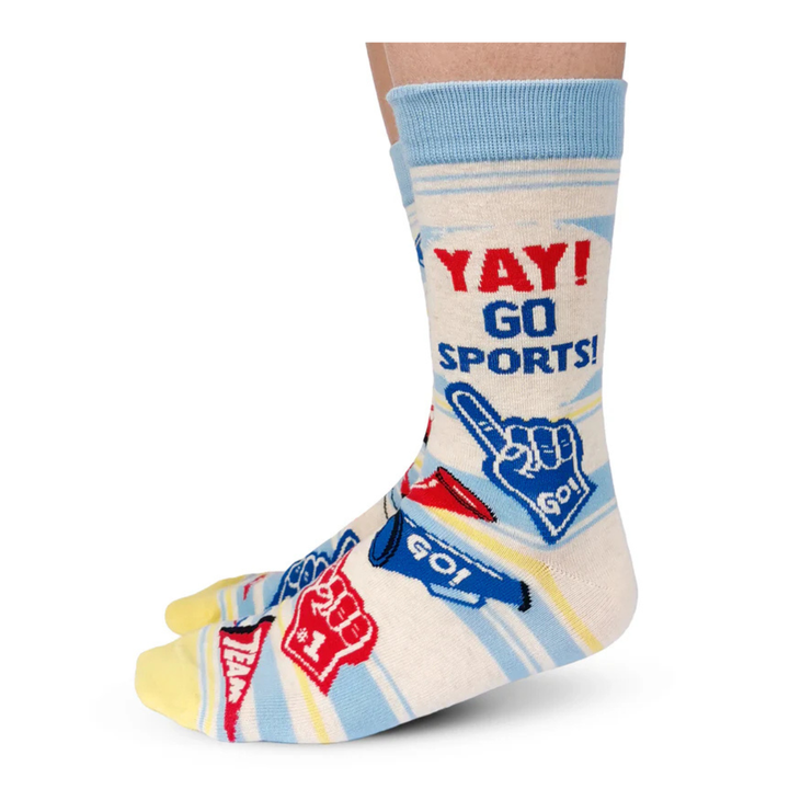 Chaussettes en coton canadiennes « Go Sports! » par Uptown Sox