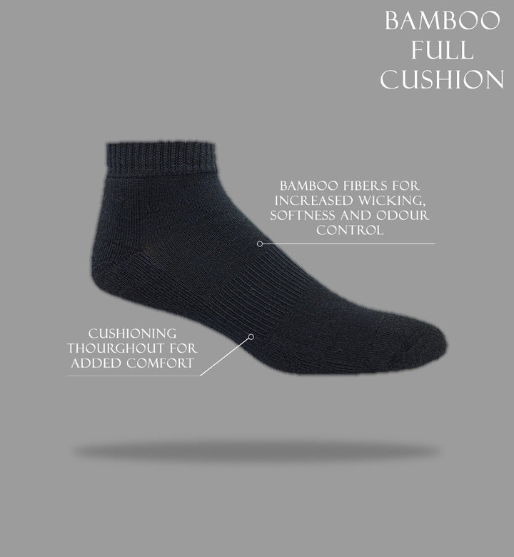 plain bamboo ankle socks
