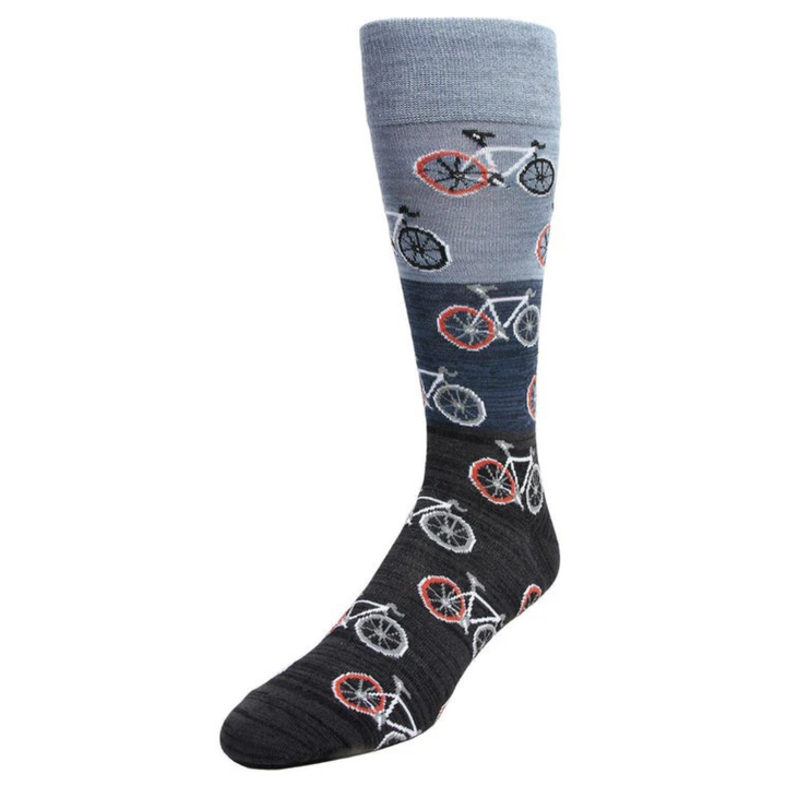 Chaussettes en bambou « Bicycles » Crew de Me Moí 