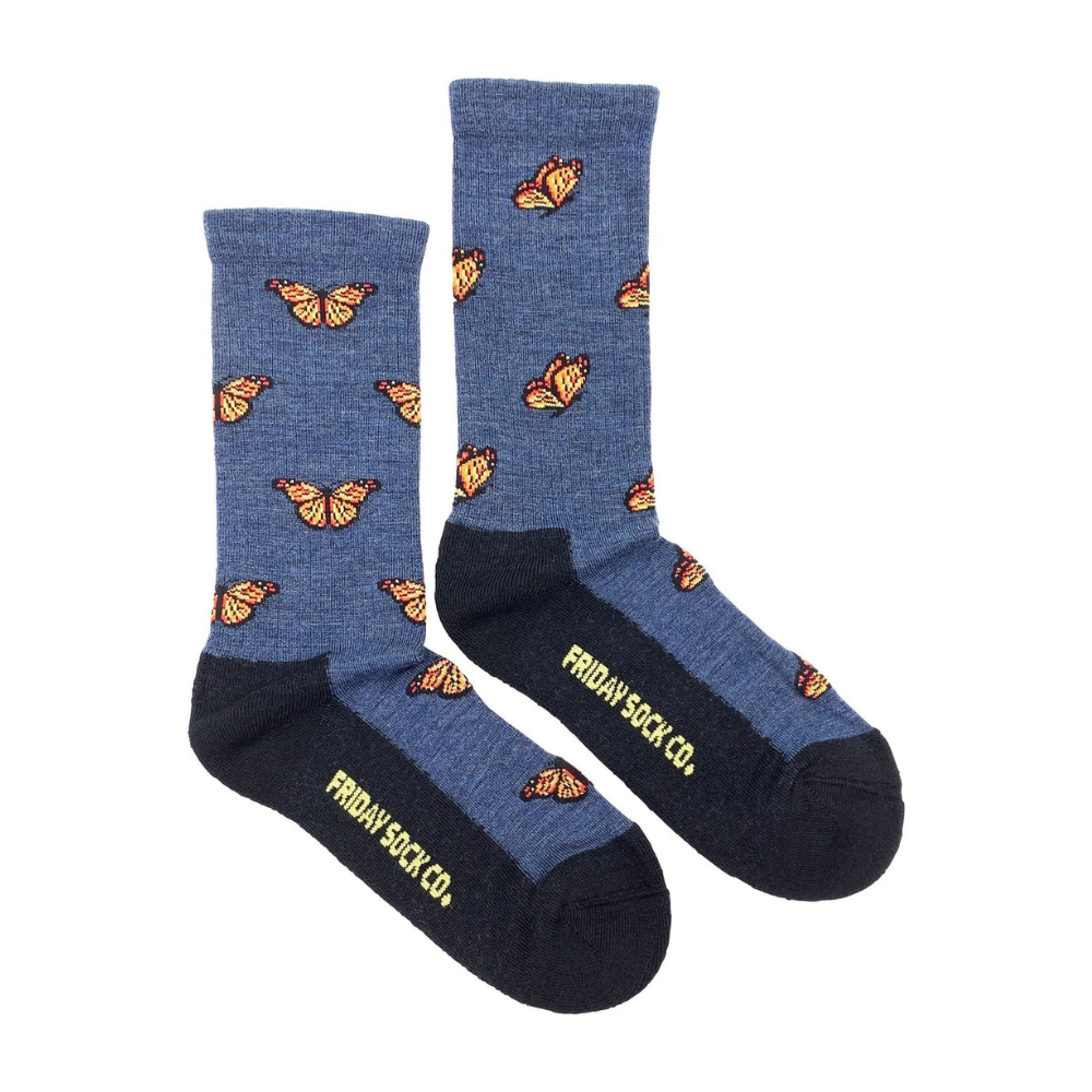 Chaussettes en coton à motif de paysage « Bouclier canadien » de Friday Sox Co