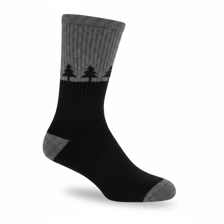 Black Pine Tree Hiking Sock