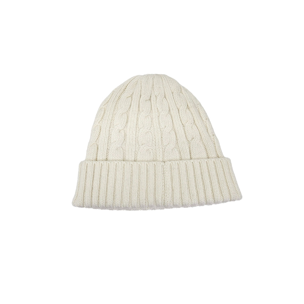 Unisex Merino Wool Blend Toque - Cable Design