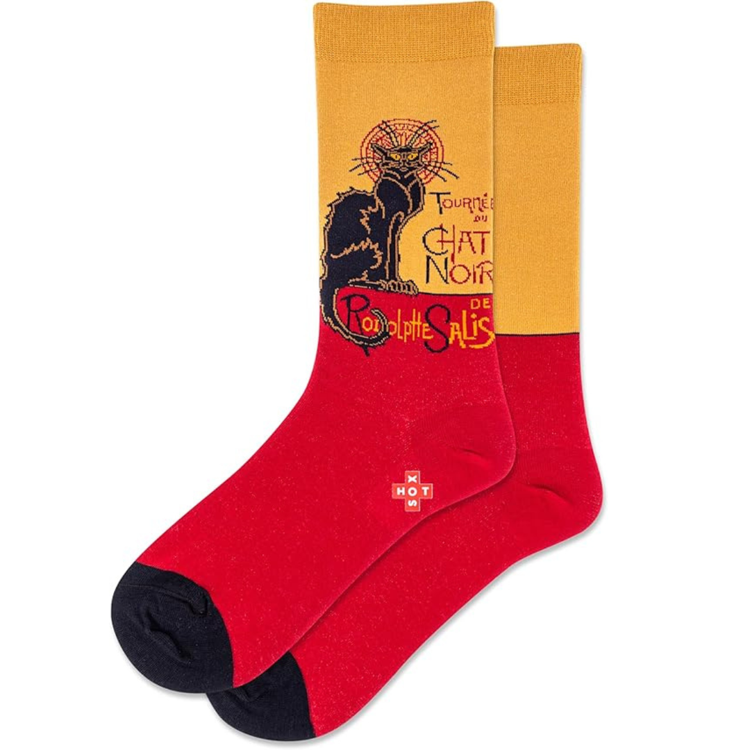 Chaussettes en coton à imprimé « Grande Vague » de Hokusai par Hot Sox 