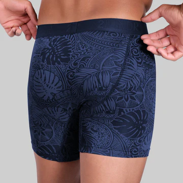 "Coastal Blue" Swing Shift 6" Boxer Brief by 2UNDR