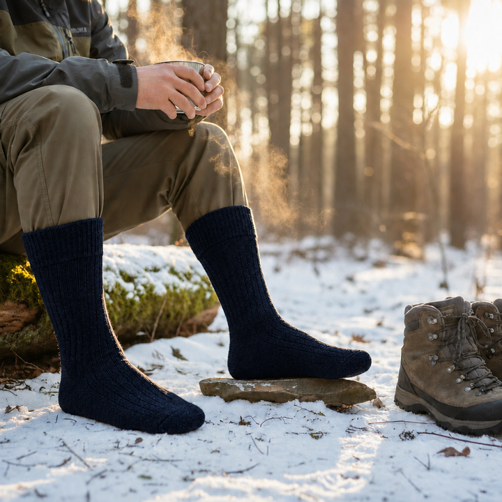 Darker navy trail scene