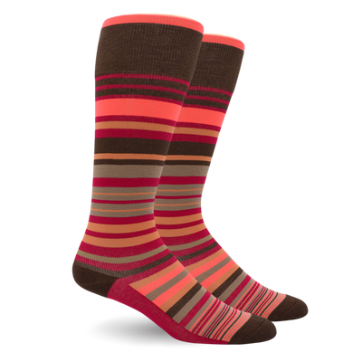 striped compression socks 