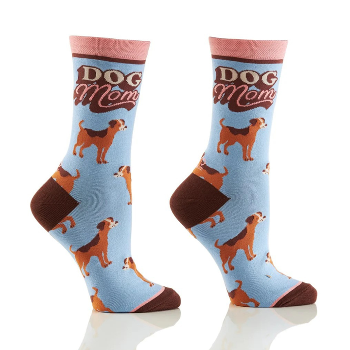 Chaussettes en coton « Dog Mom » par YO Sox - Medium