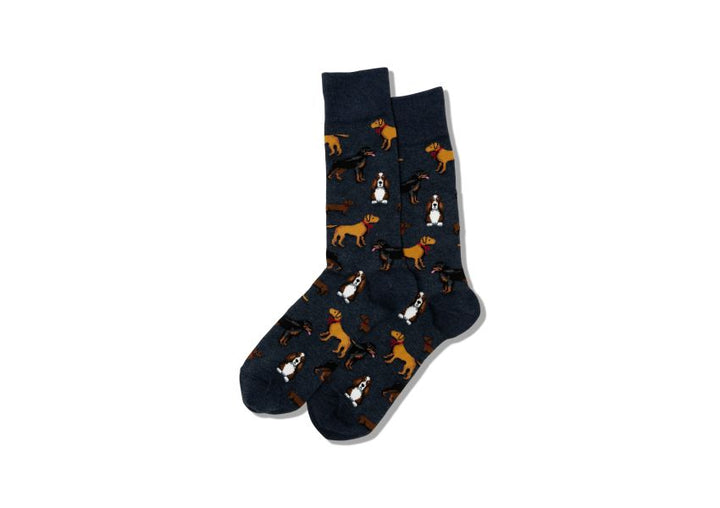 Chaussettes en coton « Multi Dogs » par Hot Sox - Taille L 