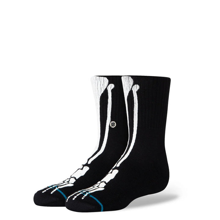 "Bones Boys" Combed Cotton Crew Kids Socks by Stance