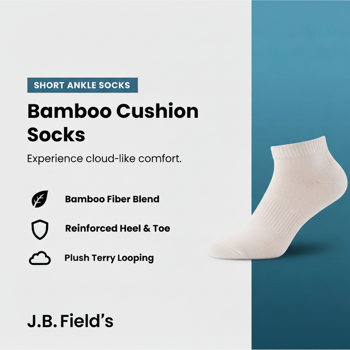 J.B. Field's Bamboo Cushion ad