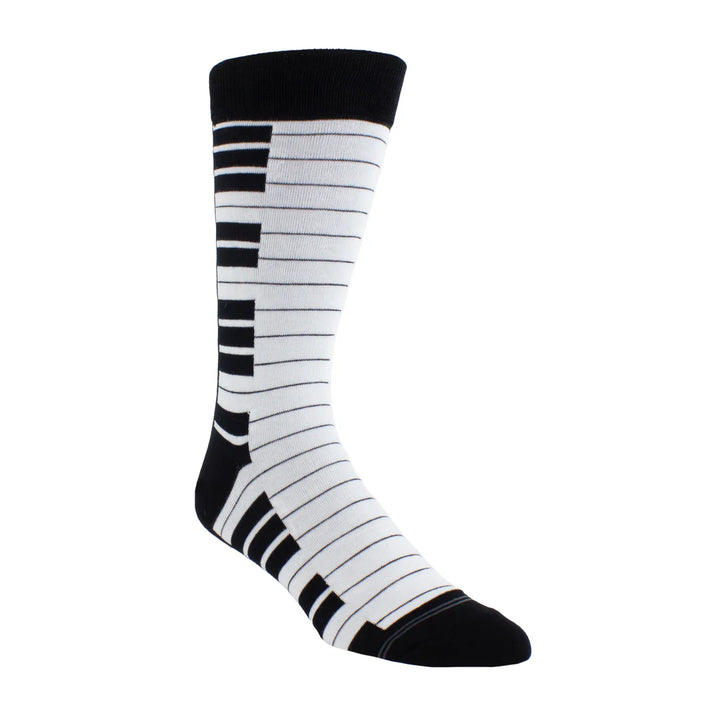 Chaussettes mi-mollet en coton « KEYBOARD » de Perri - Taille L 