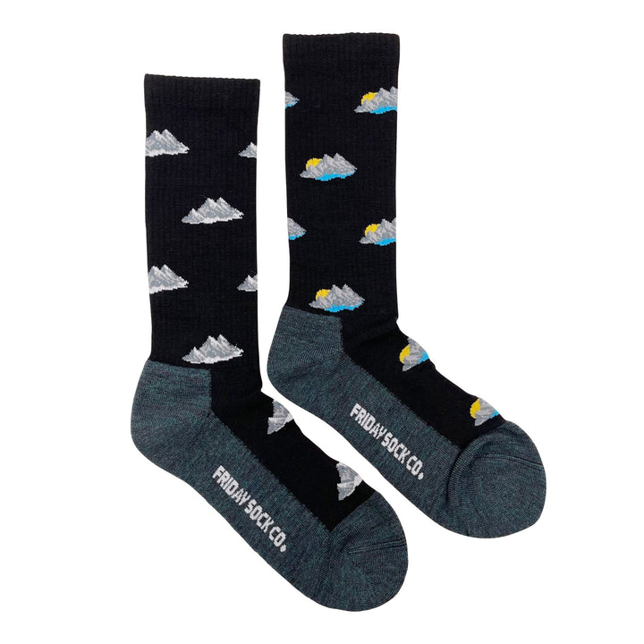 "Mountain" Merino Wool Socks by Friday Sox Co