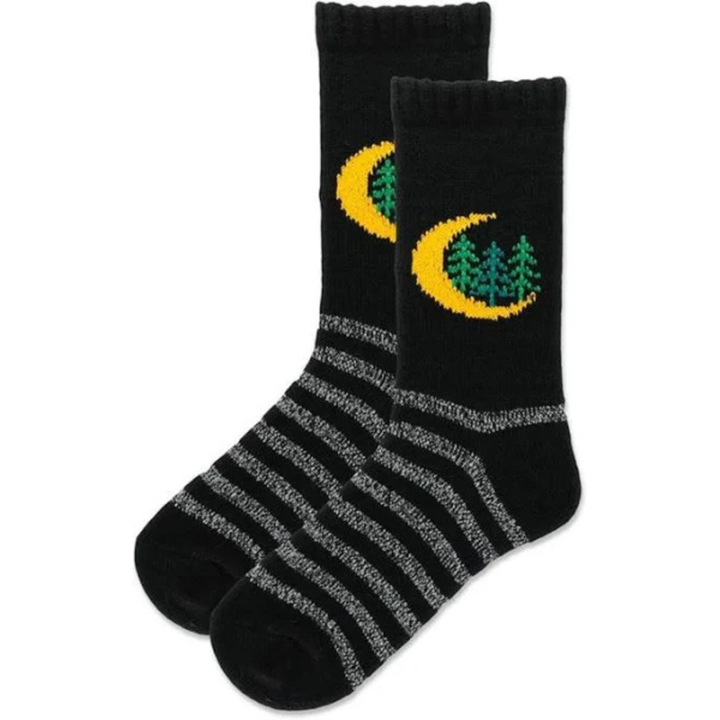 "Moon" Cotton Crew Boot Socks by Hot Sox