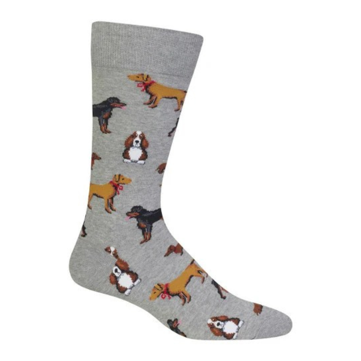 Chaussettes en coton « Multi Dogs » par Hot Sox - Taille L 