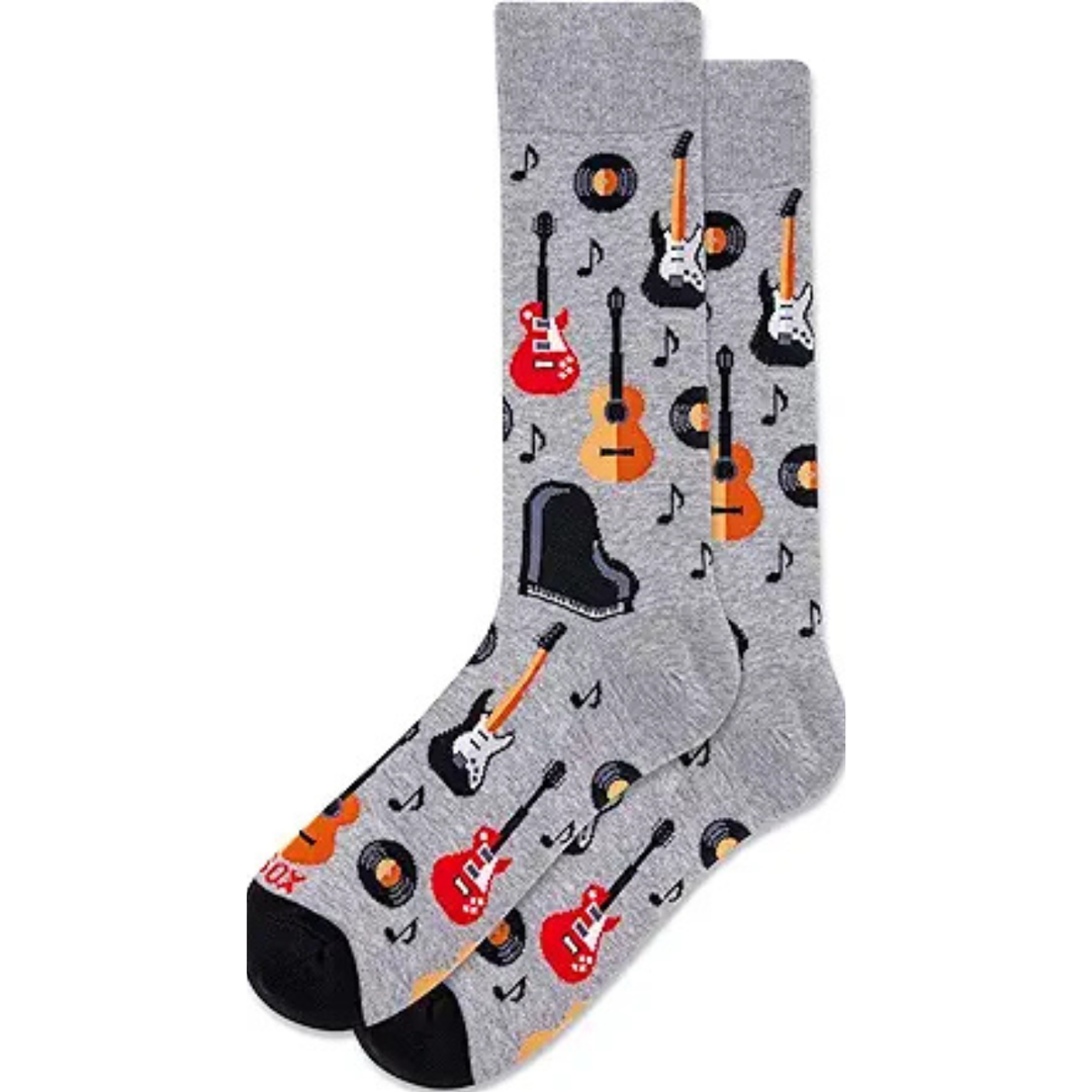 Hot Sox "Music Class" Crew Socks - Large
