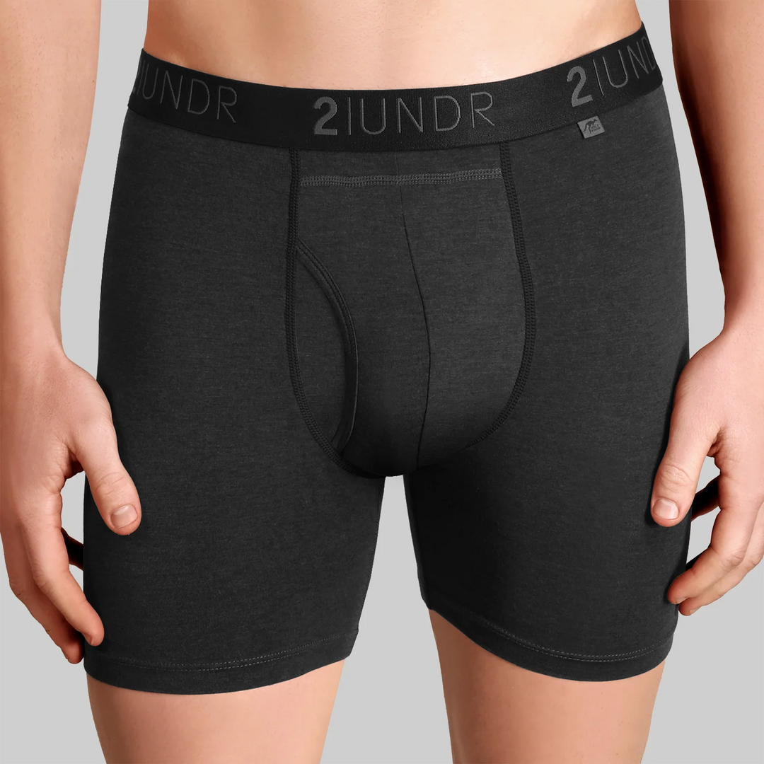 "Onyx" Swing Shift 6" Boxer Brief by 2UNDR