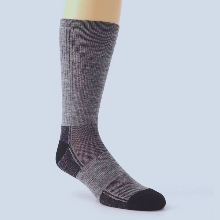J.B. Field's "Summer Hiker" Crew Merino Wool Hiking Sock