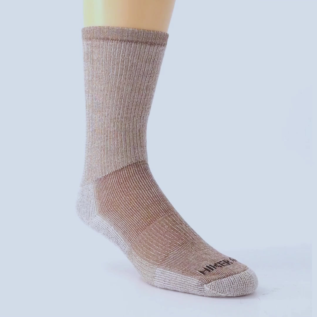 J.B. Field's "Hiker GX" 74% Merino Wool Hiking Crew Sock