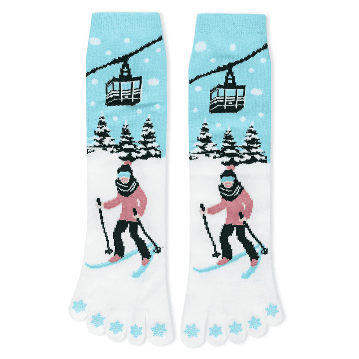 "Skiing Toe Sock" Non Skid Socks by Me Moí - One Size