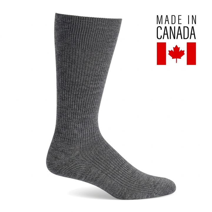 Slightly darker charcoal sock