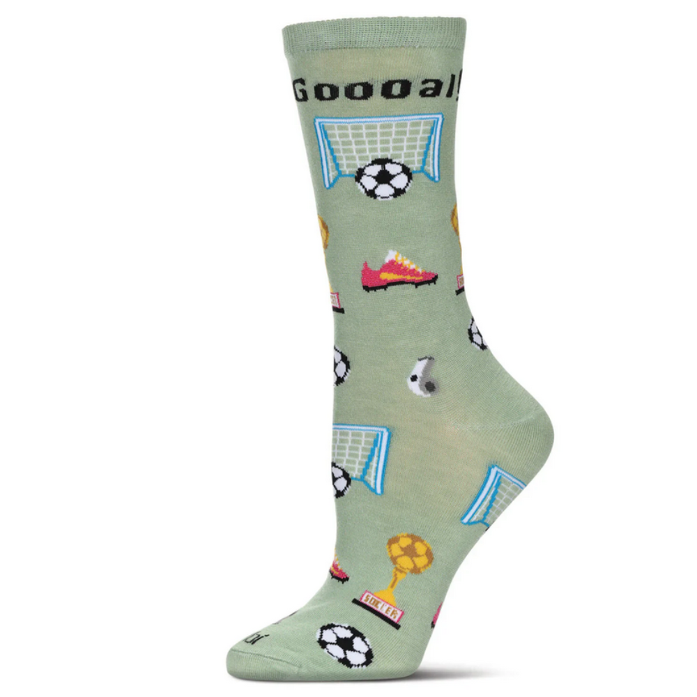 "Soccer" Bamboo Crew Socks by Me Moí