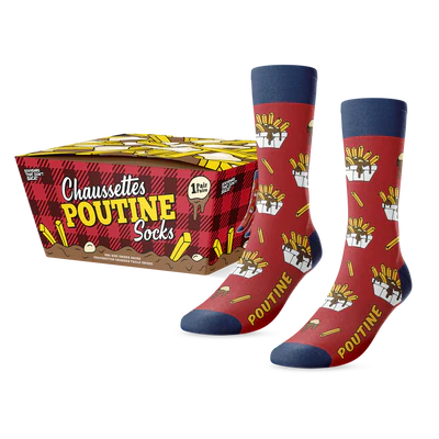 "Poutine Socks" Complete Product by Main & Local