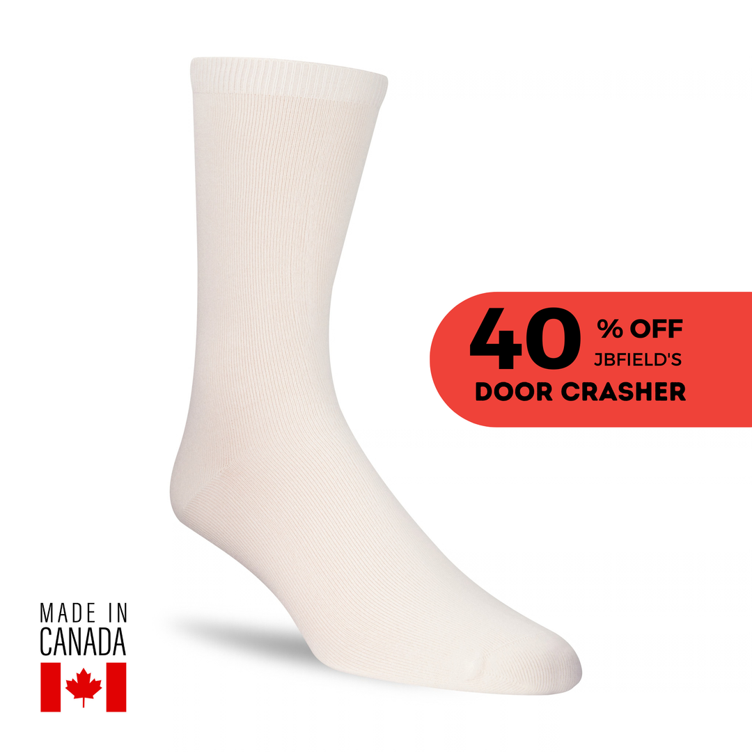 3 PAIRES - Chaussettes côtelées en bambou pour hommes de JB Field (DÉGAGEMENT)
