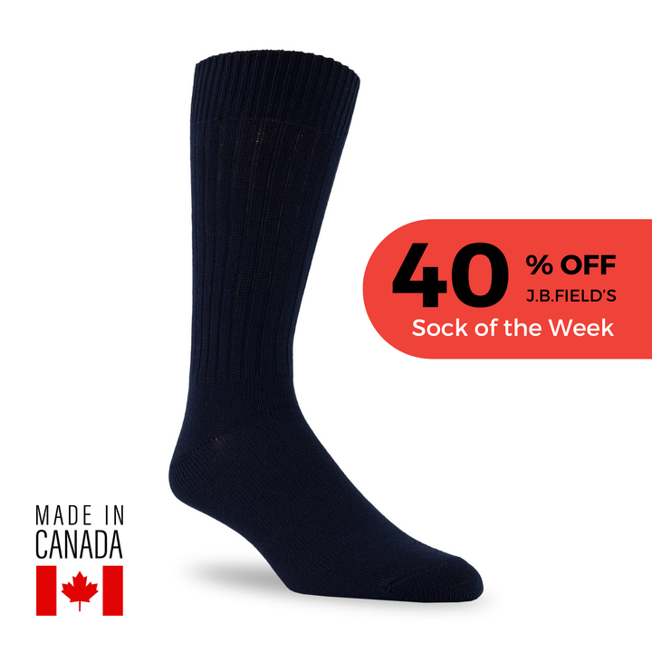 J.B. Field's 96% Organic Cotton Weekender Socks