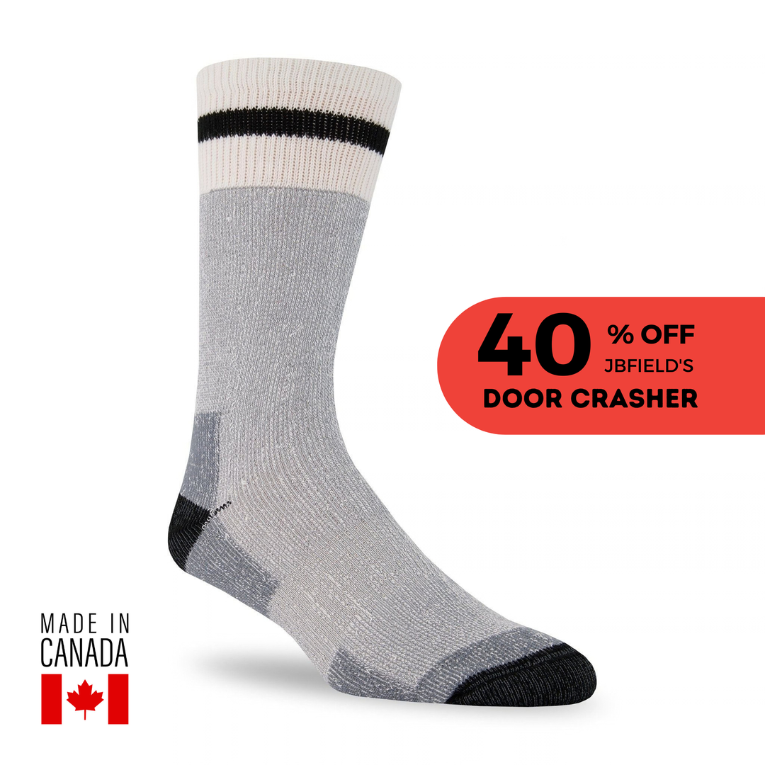 J.B. Field's "Terrain 4x4" Summer Coolmax Hiking Sock (Large)- DOORCRASHER
