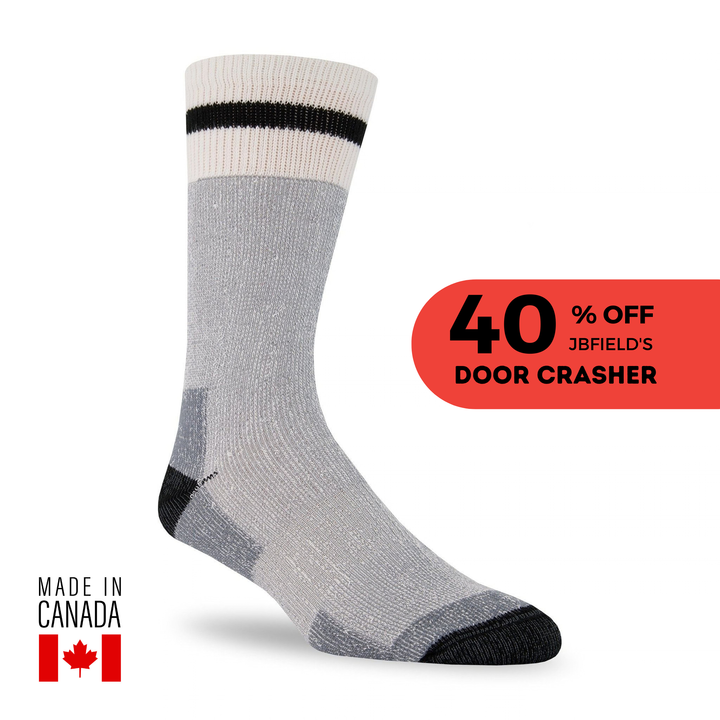 J.B. Field's "Terrain 4x4" Summer Coolmax Hiking Sock (Large)- DOORCRASHER