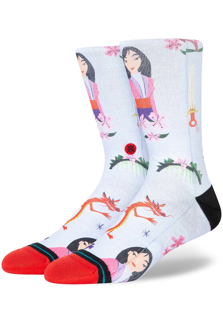 Stance Disney 100 "Mulan by Estee" Crew Socks