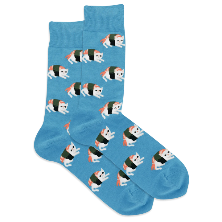 Chaussettes en coton « Sushi Cat » par Hot Sox 