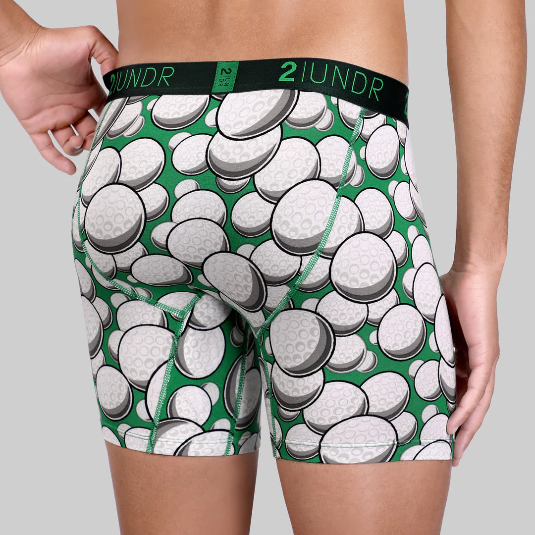 "Too Ballsy" Day Shift 6" Boxer Brief by 2UNDR