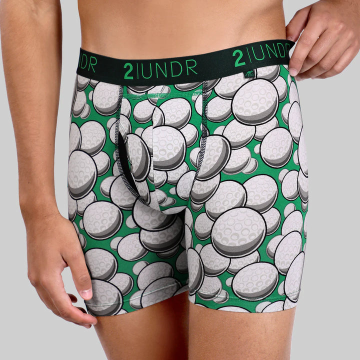 "Too Ballsy" Day Shift 6" Boxer Brief by 2UNDR