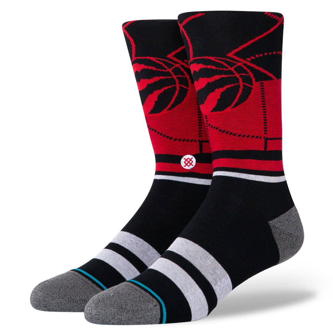 Stance "Raptors Cross Court" Casual Crew Socks