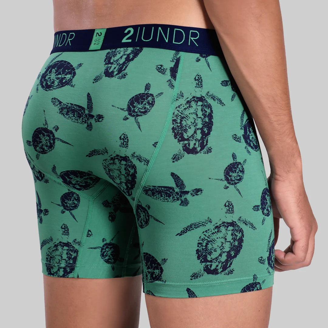 "Turtlenecks" Day Shift 6" Boxer Brief by 2UNDR