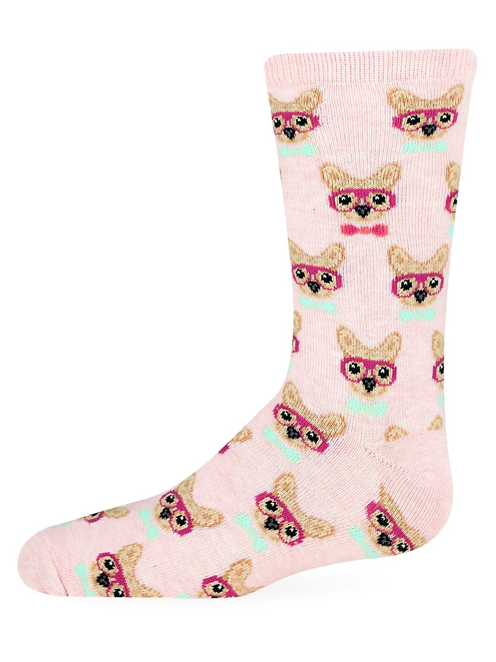 Kid's "Smart Frenchie" Crew Socks by Hot Sox