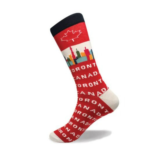 "Toronto Canada " Cotton Socks by Crazy Toes