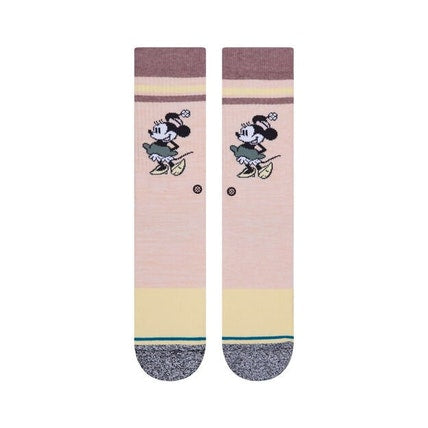 "Vintage Minnie 2020" Combed Cotton Crew Socks