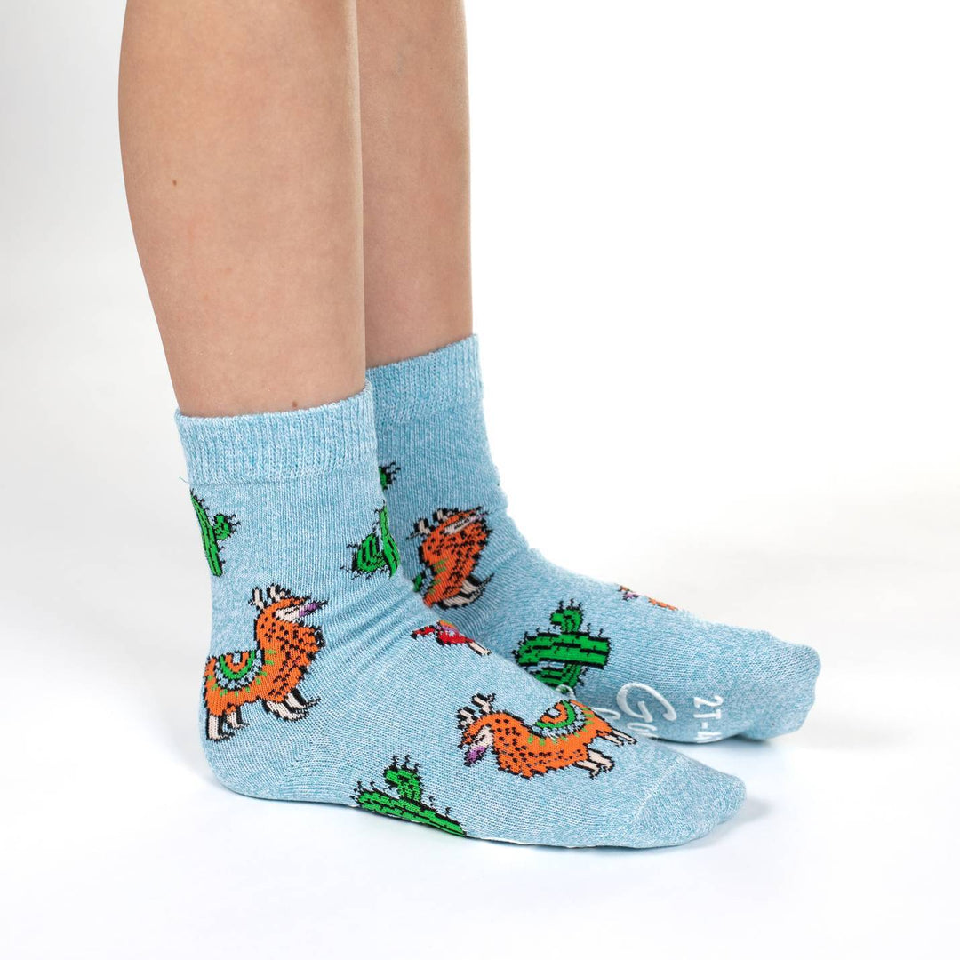 Kids "Llamas, Unicorns and Whales" Socks by Good Luck Sock