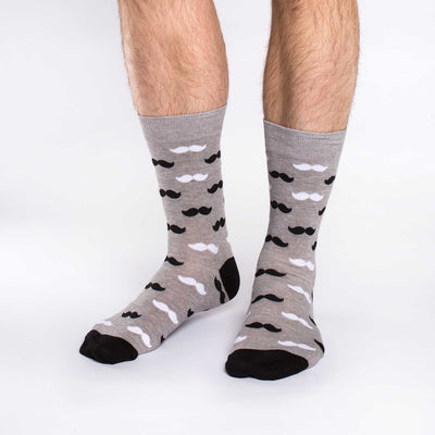 mustache socks