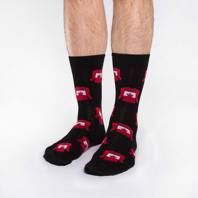 Canada jersey socks