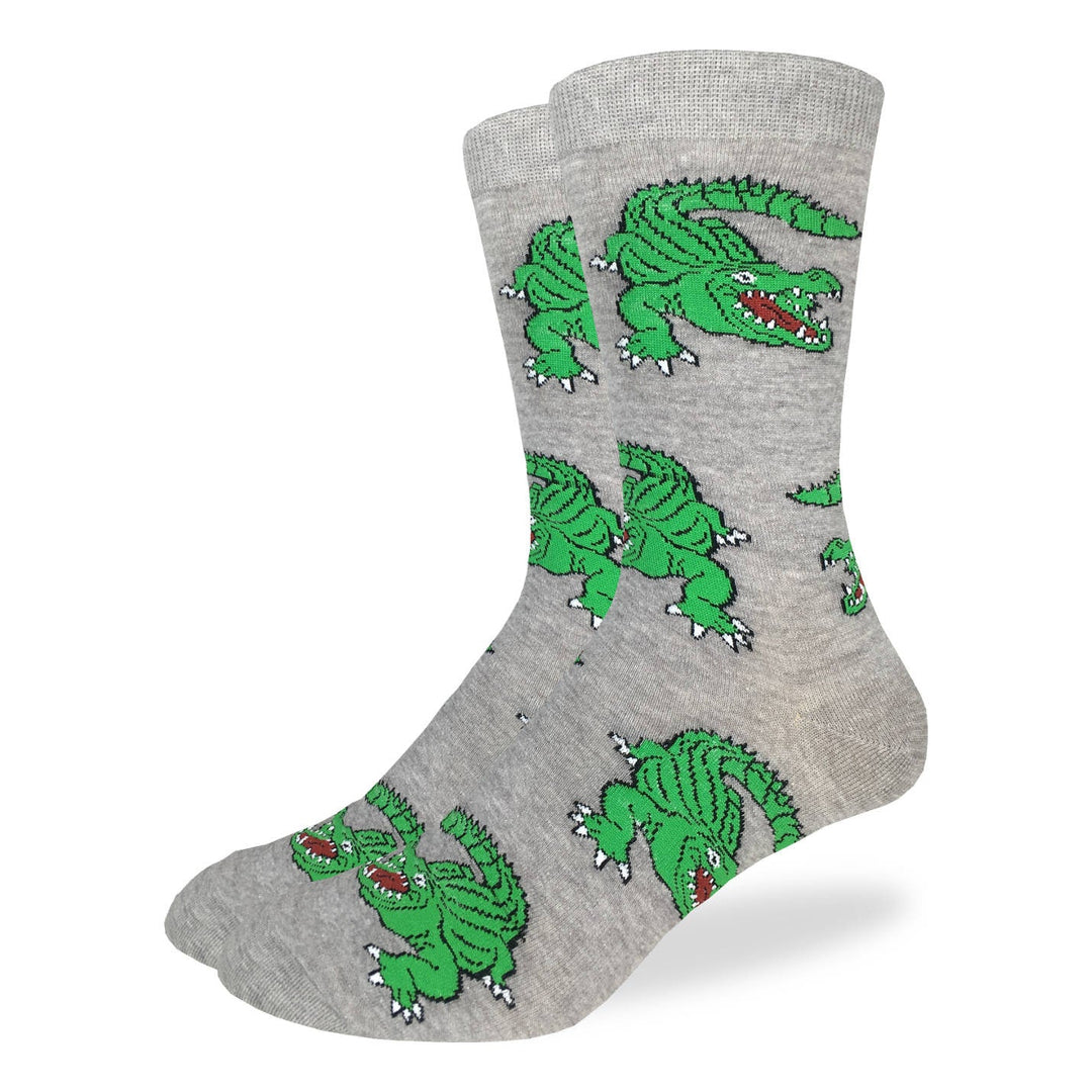 Men's dress socks with alligators 