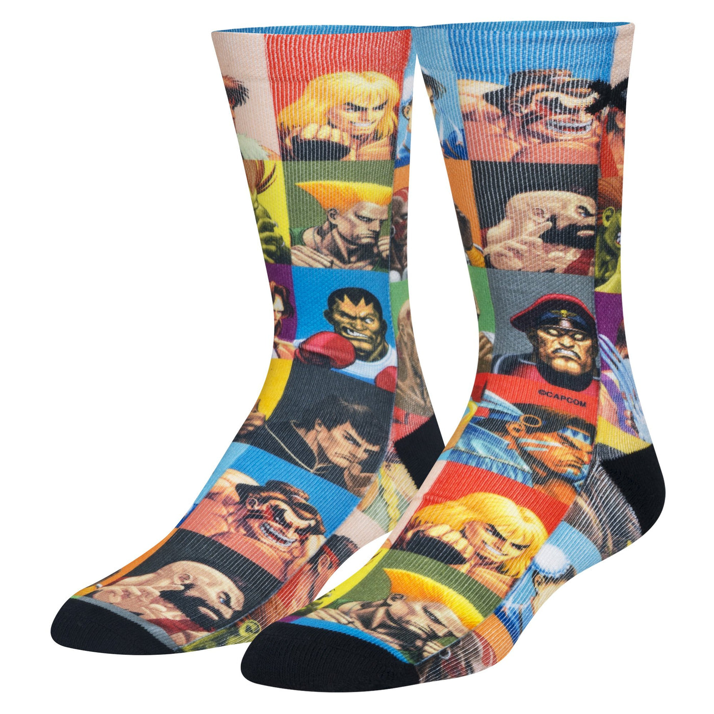 "Choose Your Fighter" Cotton Crew Socks by ODD Sox