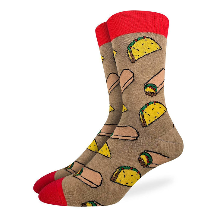 Chaussettes en coton « Taco &amp; Burrito » de Good Luck