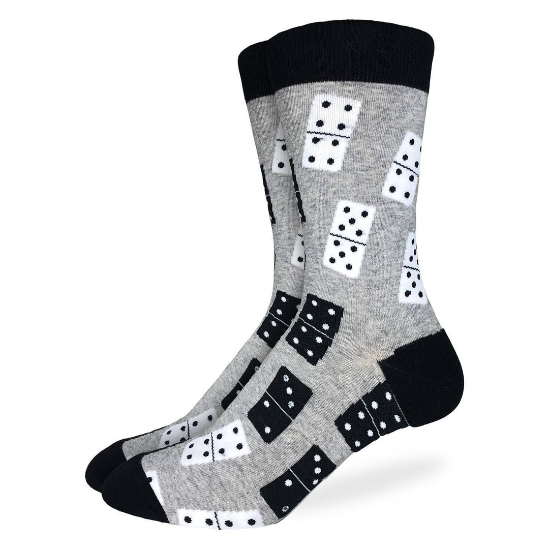 "Dominos" Crew Socks by Good Luck Sock - Large - SALE